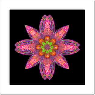 Mandala Magic - Fractal Mandala 7.29.2023 A Posters and Art